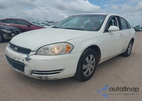 2008 Chevrolet Impala Ls из США, поврежденный, VIN 2G1WB58K881365025